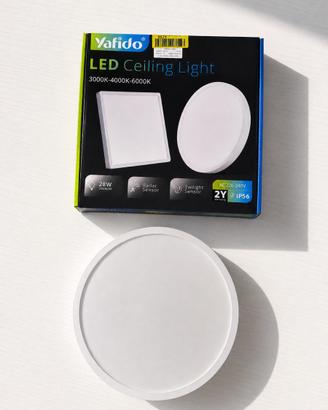 Plafoniera a LED 28 W sensore movimento