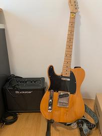 Squier telecaster con amplificatore blackstar
