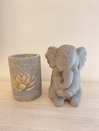 Statua e candella