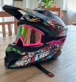 Casco moto cross