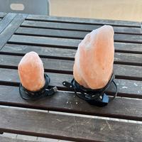 Lampade di sale dell’Himalaya.