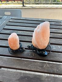 Lampade di sale dell’Himalaya.