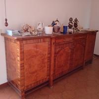 Credenza in radica stile liberty