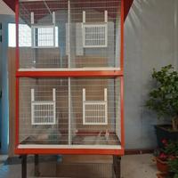Gabbia  modulabile (2/4 scomparti) per uccelli