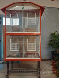 Gabbia  modulabile (2/4 scomparti) per uccelli