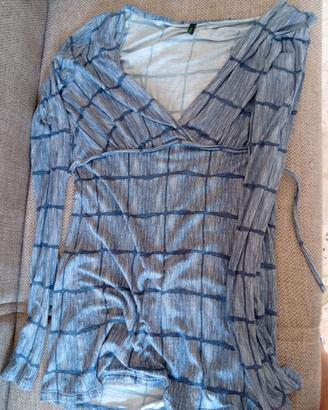 maglia manica lunga di cotone Benetton 