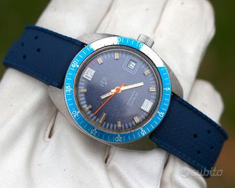 Orologio For skin diver automatico vintage acciaio