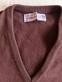 Ballantyne Geelong wool taglia M (48-50) marrone 