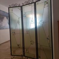 vetrata con vetro artistico
