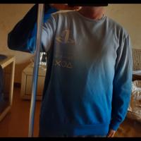 Felpa PlayStation Blu, Taglia M adulto 
