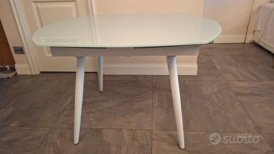 Tavolo pranzo vetro allungabile