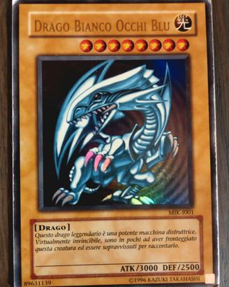 Drago bianco occhi blu Yu-gi-oh 