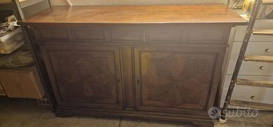credenza in stile in legno massello