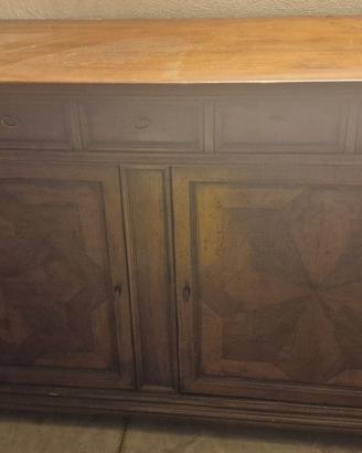 credenza in stile in legno massello