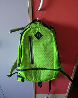 zaino unisex running Nike verde fluo 50x30 nuovo