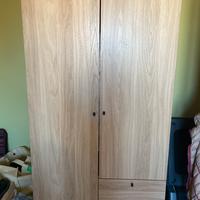 Armadio guardaroba ikea 2 ante rovere