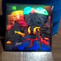 3 adesivi fluorescenti