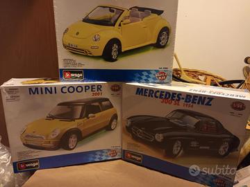 modelli burago lotto kit sigillati auto sportive 