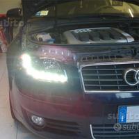 Fari Anteriori Audi A3 8p DAYLINE NERI CROMO