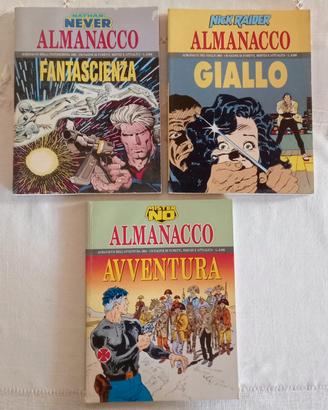 3 Almanacchi Bonelli Editore 1993/94 Prime Uscite