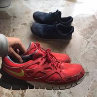 Scape nike taglia 45.5 (rosse) 46 (blu)