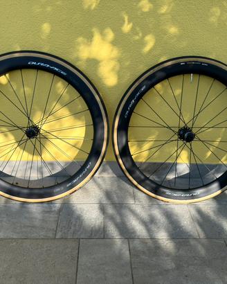 Ruote bici Shimano DurAce C50 tubolare