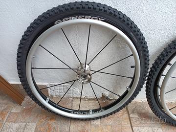 Ruote sedia a rotelle spinergy off road