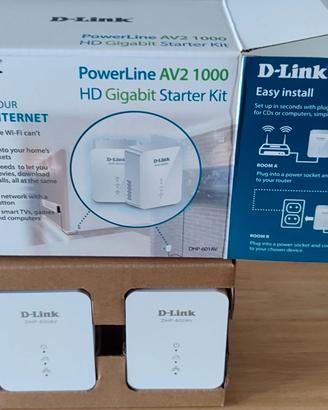 Adattatore power line D-Link DHP-601AV (2x DHP-600