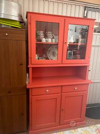 Credenza Vetrina Color Salmone