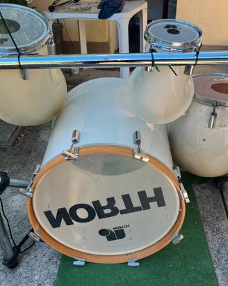 Batteria acustica vintage North Drums