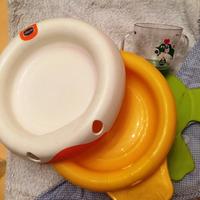 Kit pappa bimbo piatto bicchiere e bavaglia