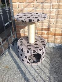 albero tiragraffi giochi per gatto