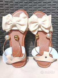Sandali donna beige