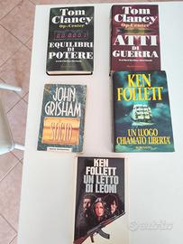 LIBRI Clancy, Follett e Grisham