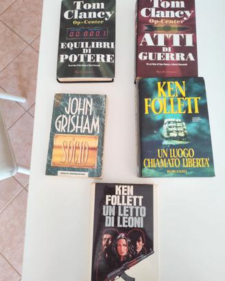LIBRI Clancy, Follett e Grisham