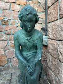 Statua in bronzo G. Bosisio Milano