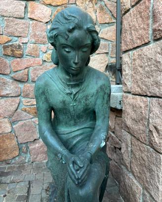 Statua in bronzo G. Bosisio Milano