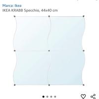 Specchio ikea KRABB 8 pezzi