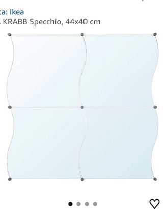 Specchio ikea KRABB 8 pezzi