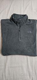 The Nort Face Pile Uomo 1/4 Zip Grigio XL Fleece 