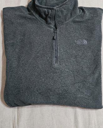 The Nort Face Pile Uomo 1/4 Zip Grigio XL Fleece 