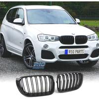 GRIGLIA DOPPIA BMW X3 F25 X4 F26 LOOK M NERO LUCID