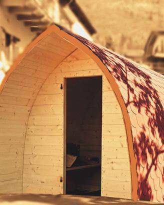 Sauna Igloo da esterno, Giardino