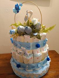 Torta Pannolini baby