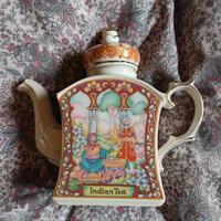 teiera e contenitore thè Sadler, porcellana