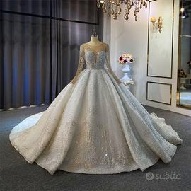 Abito da sposa semplice in stile europeo