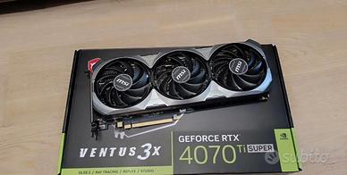 MSI GeForce RTX 4070 Ti super ventus 3X OC