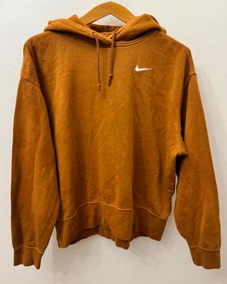 Felpa Nike Marrone Caramello con Cappuccio