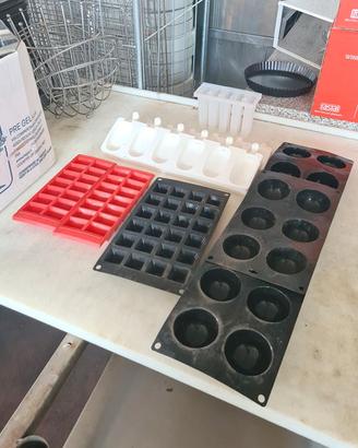 stampi in silicone per pasticceria usati