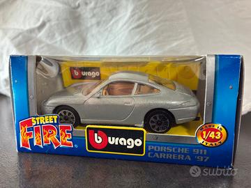 Modellino Porsche 911 Carrera 97 Bburago 1/43 box
